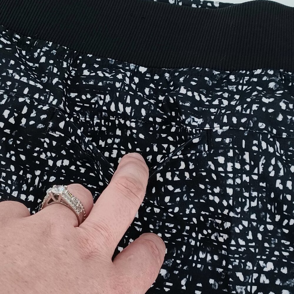 Cypress Club Skort Womens Sz XXL Black White Geo Pull On Tennis Golf Athletic - Picture 6 of 11